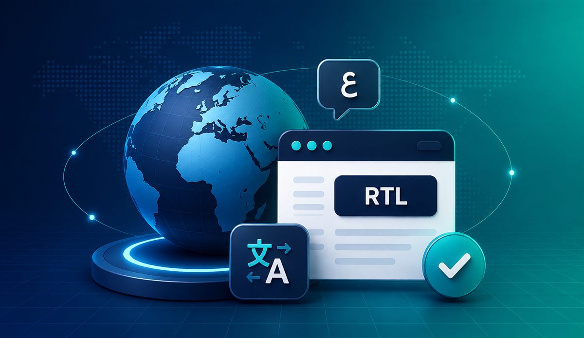 العربية و RTL كأولوية أساسية